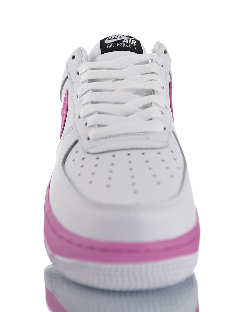 nike air force 1 - Blanco Morado Rosado