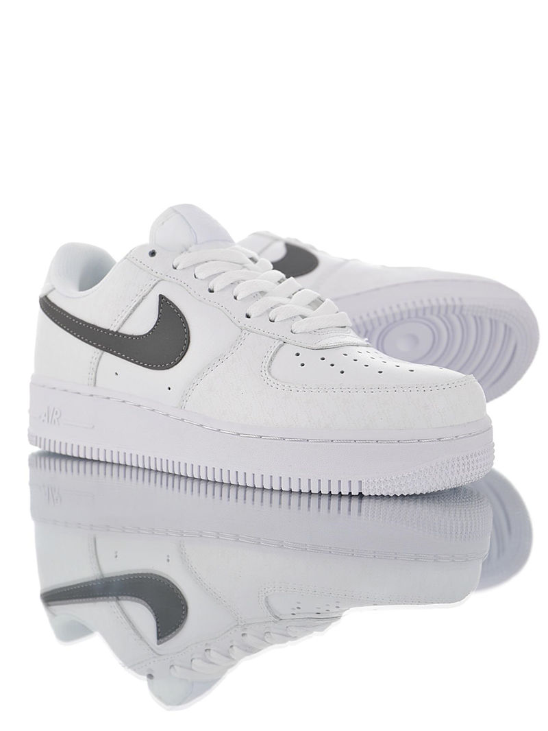 nike air force 1 - Blanco Gris Fluor