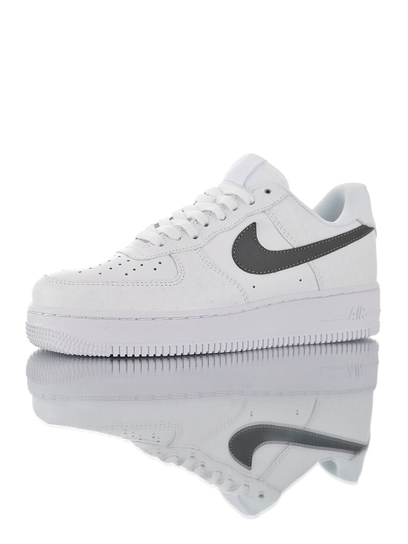 nike air force 1 - Blanco Gris Fluor