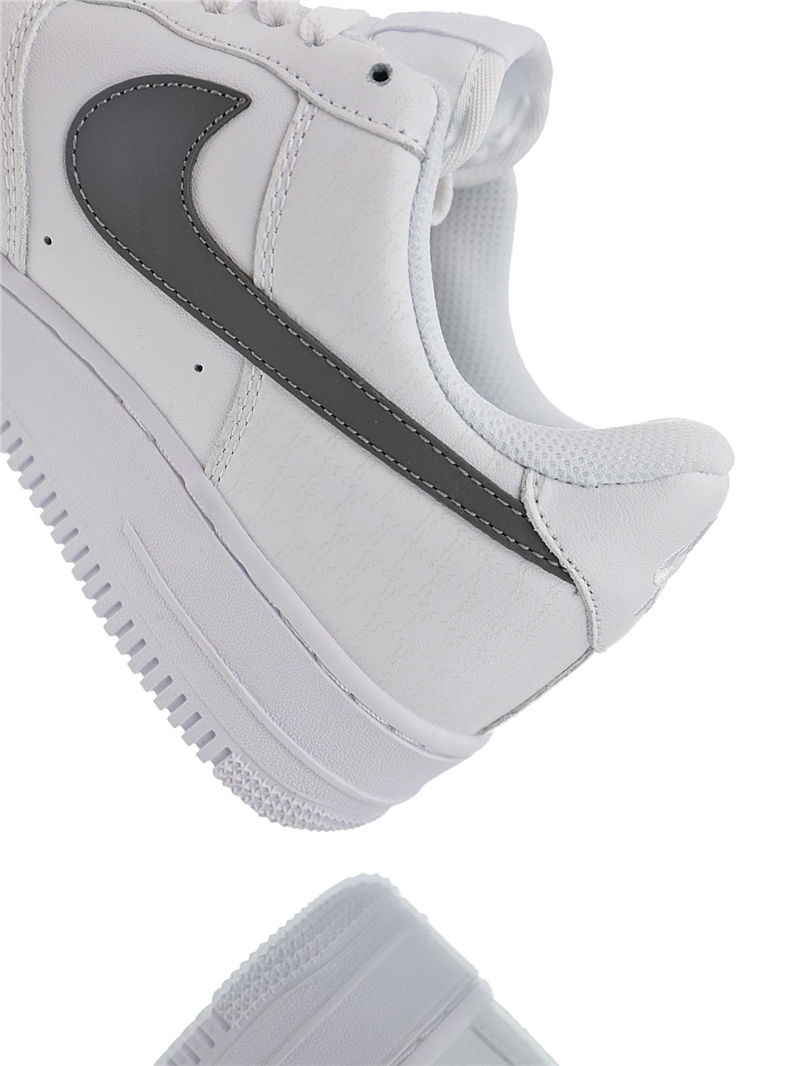 nike air force 1 - Blanco Gris Fluor
