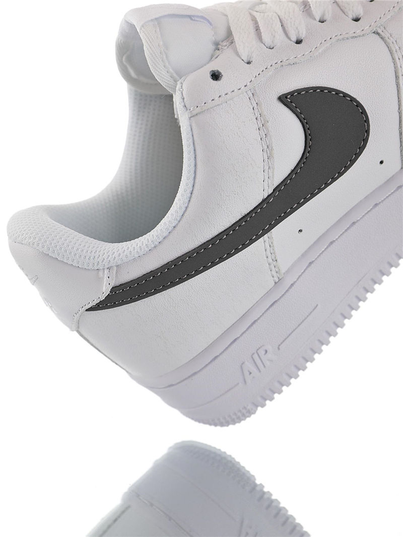 nike air force 1 - Blanco Gris Fluor