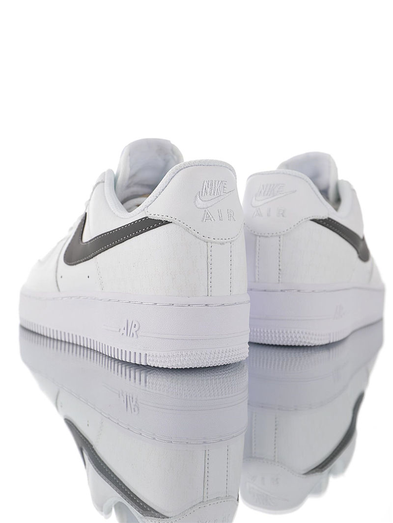 nike air force 1 - Blanco Gris Fluor