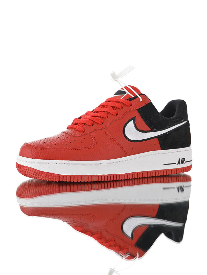 nike air force 1 - Rojo Negro Blanco