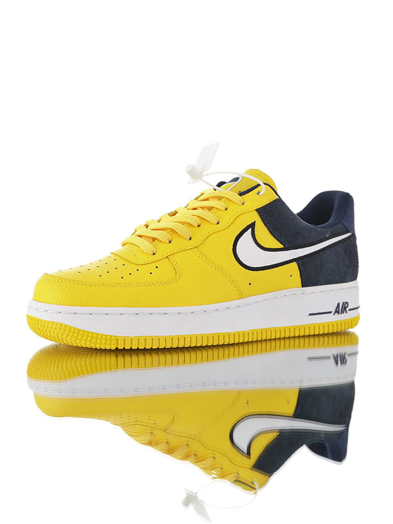 nike air force 1 - Azul Amarillo Blanco