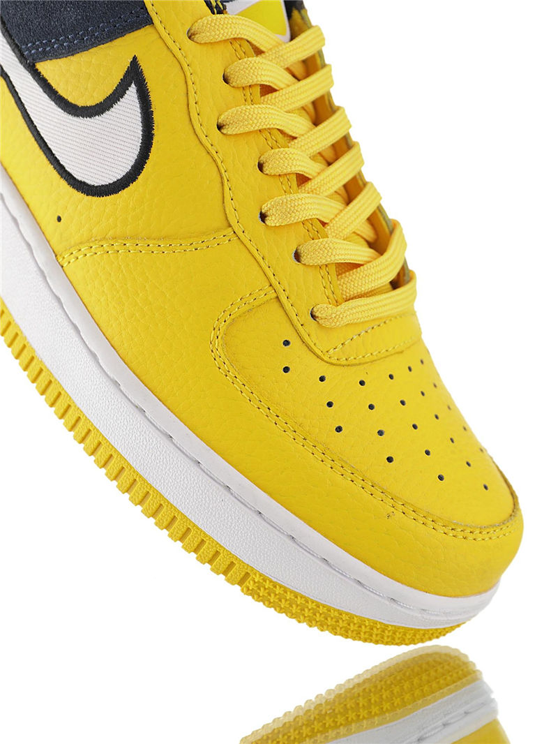 nike air force 1 - Azul Amarillo Blanco