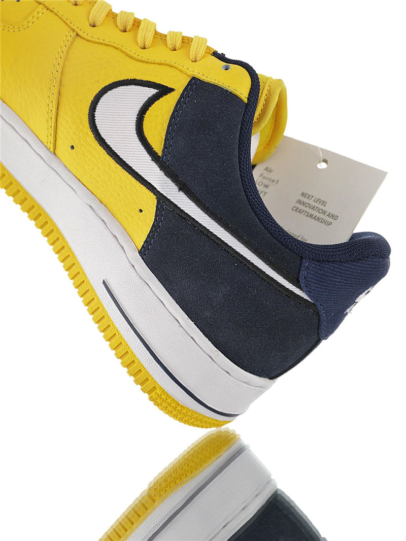 nike air force 1 - Azul Amarillo Blanco