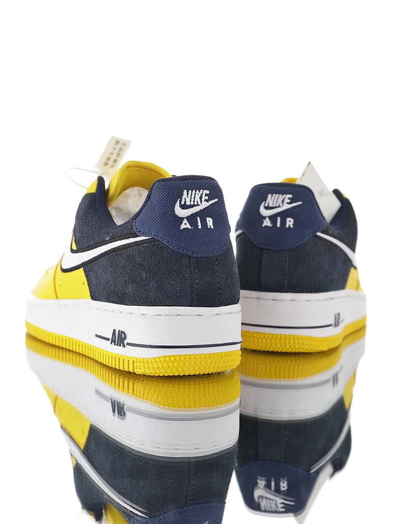 nike air force 1 - Azul Amarillo Blanco