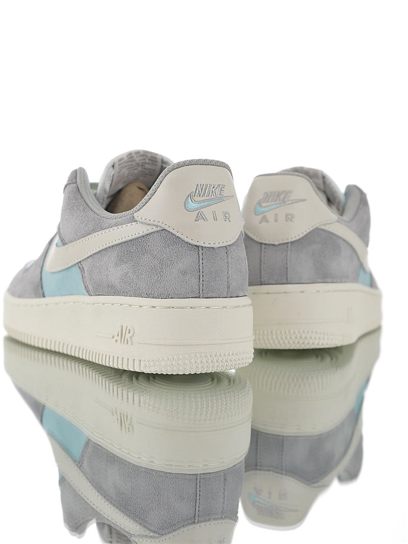 nike air force 1 - Blanco Gris Celeste