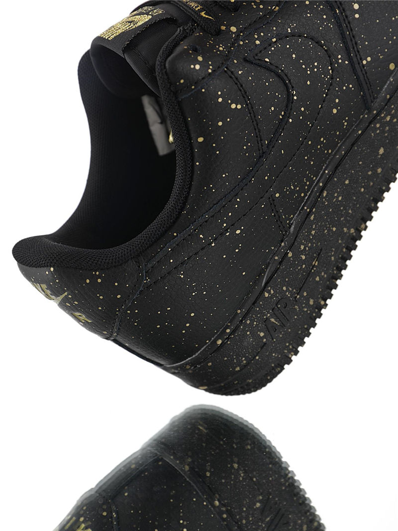 nike air force 1 - Negro Dorado