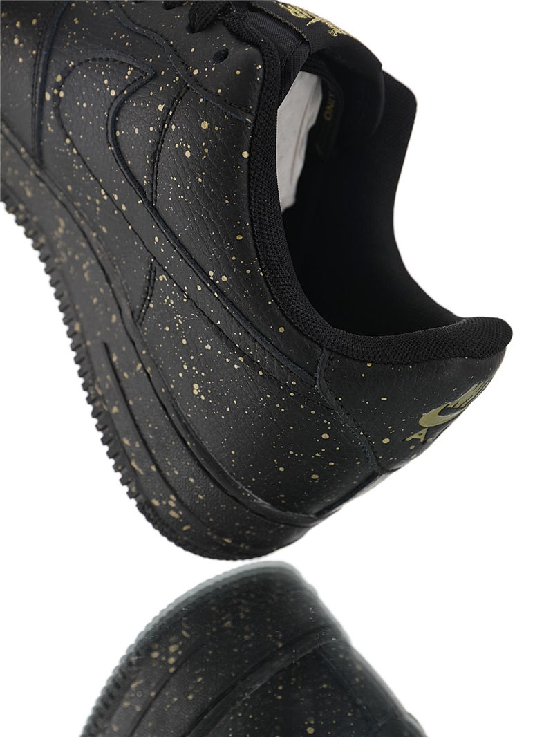 nike air force 1 - Negro Dorado