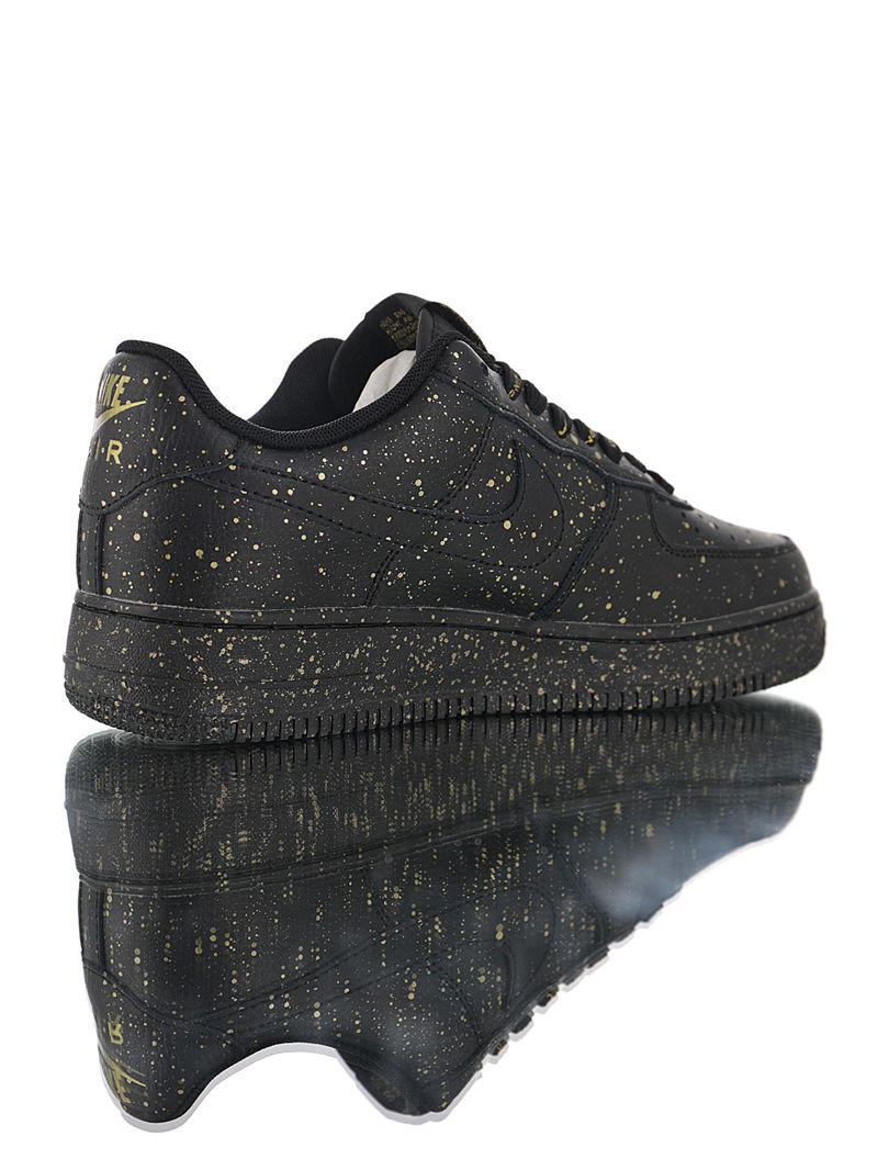 nike air force 1 - Negro Dorado