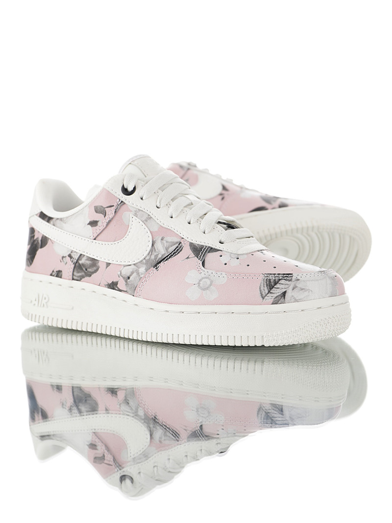 nike air force 1 - Blanco Rosado Gris