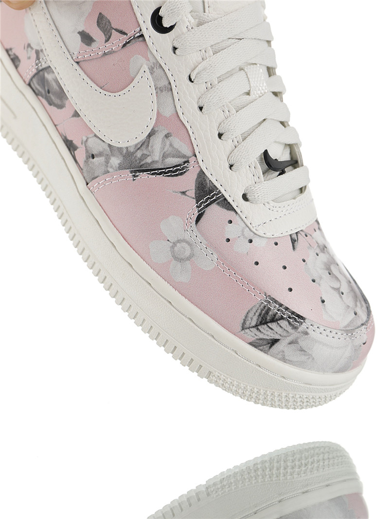 nike air force 1 - Blanco Rosado Gris
