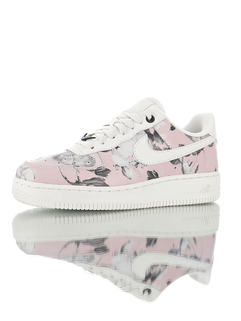 nike air force 1 - Blanco Rosado Gris