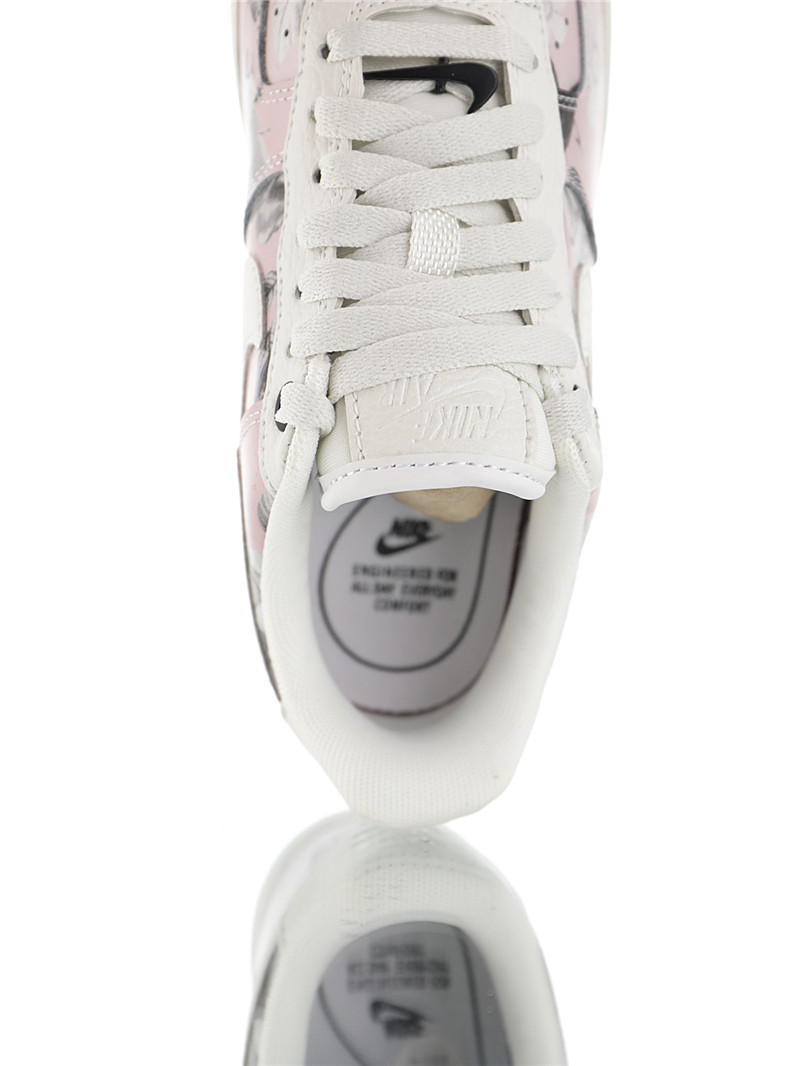 nike air force 1 - Blanco Rosado Gris