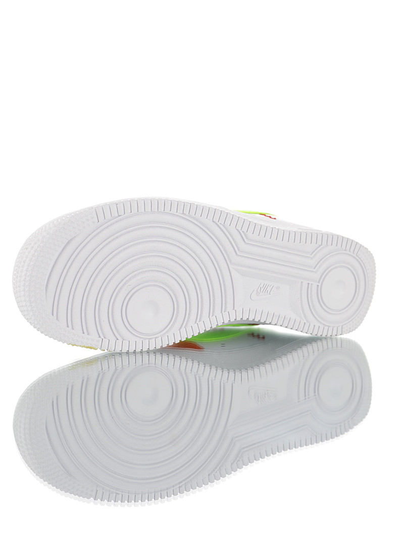 nike air force 1 - Blanco Rojo Verde