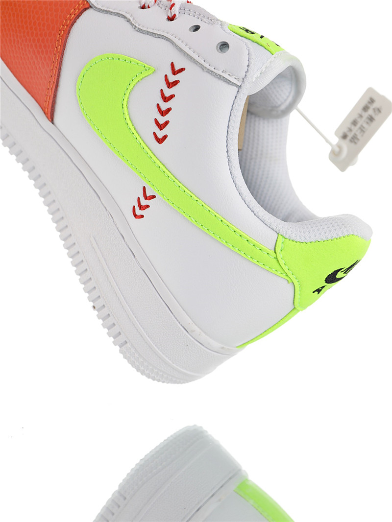 nike air force 1 - Blanco Rojo Verde