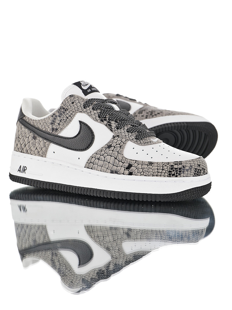 nike air force 1 - Blanco Gris Negro
