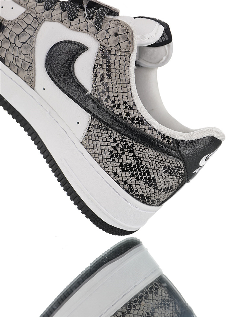 nike air force 1 - Blanco Gris Negro