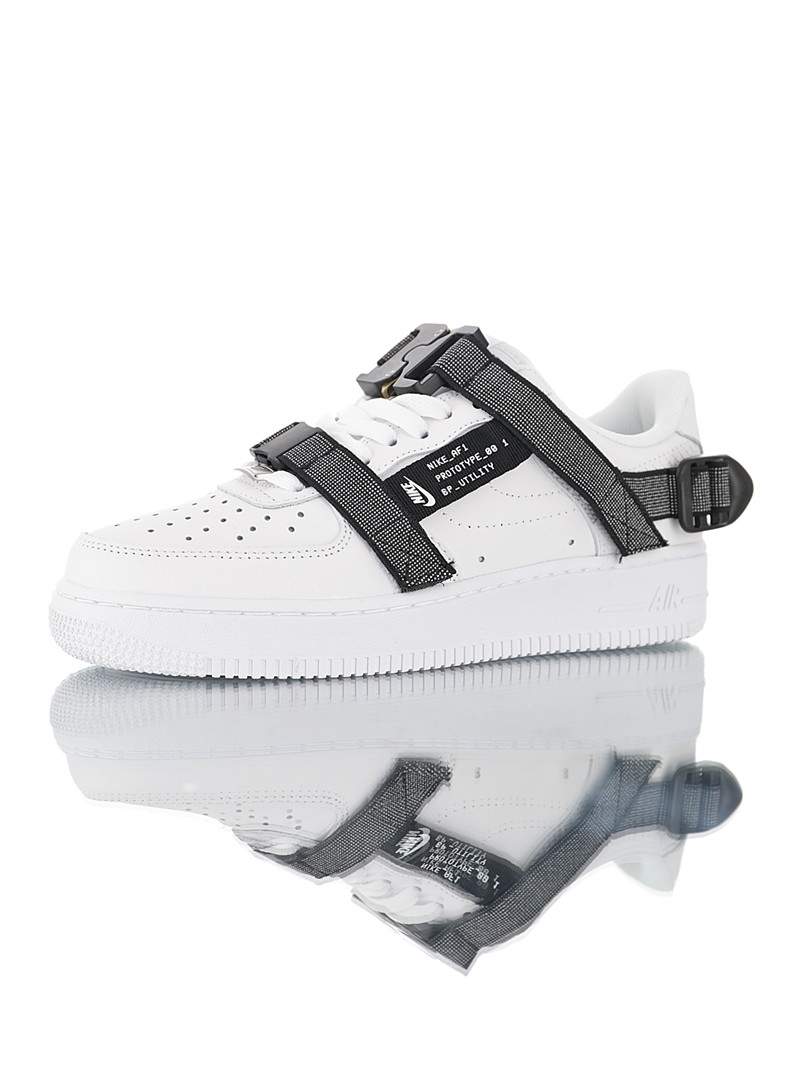 nike air force 1 - Blanco Negro Gris
