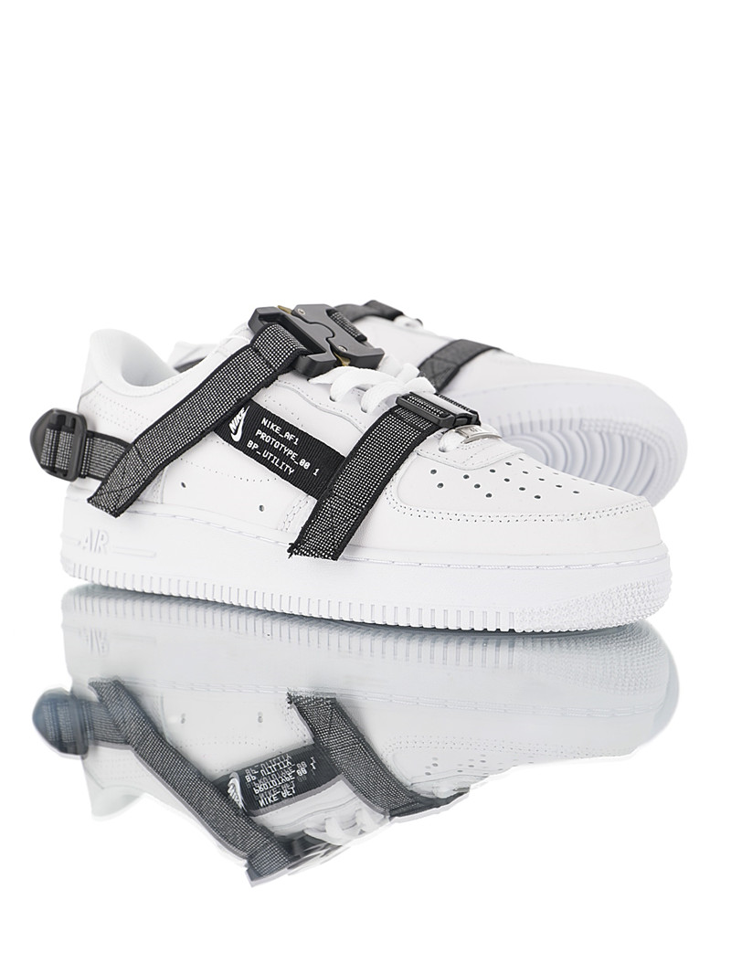 nike air force 1 - Blanco Negro Gris
