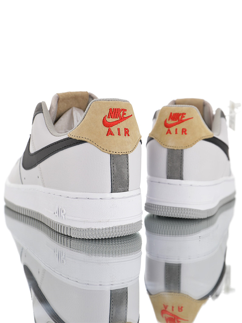 nike air force 1 - Gris Negro