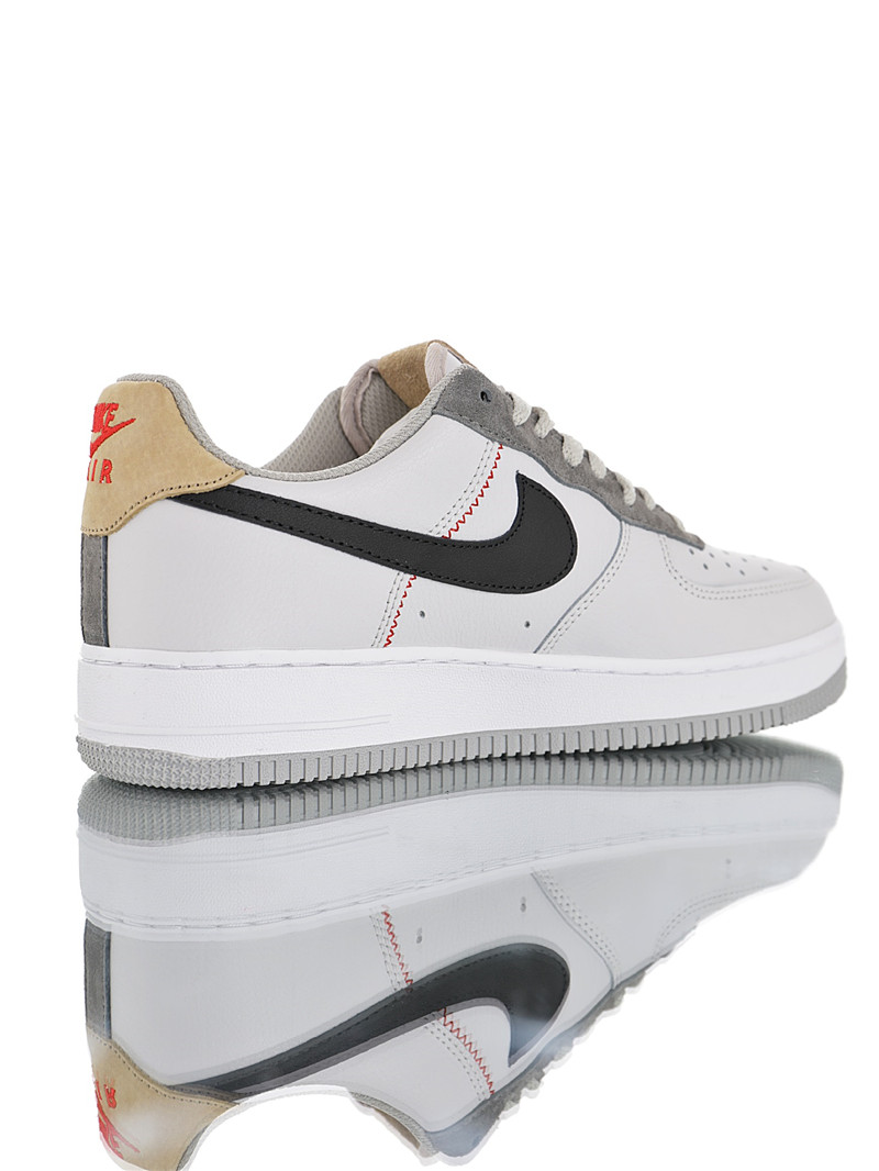 nike air force 1 - Gris Negro