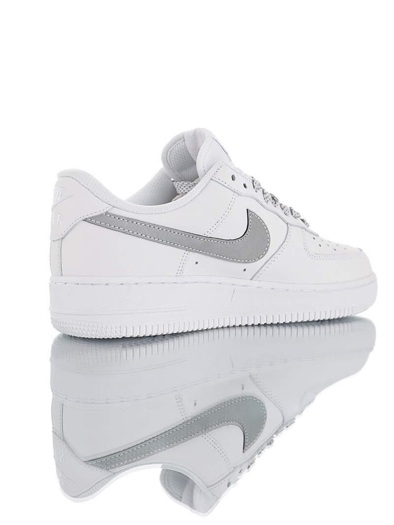 nike air force 1 - Blanco Gris Fluor