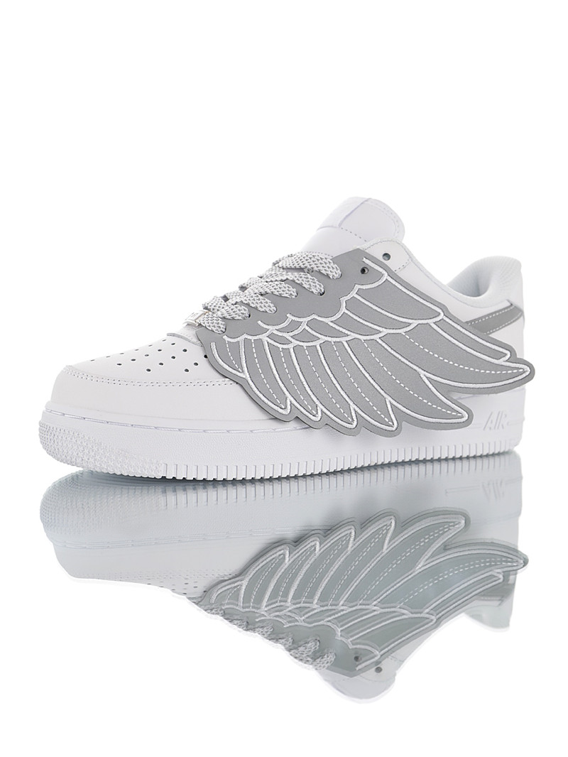 nike air force 1 - Blanco Gris Fluor