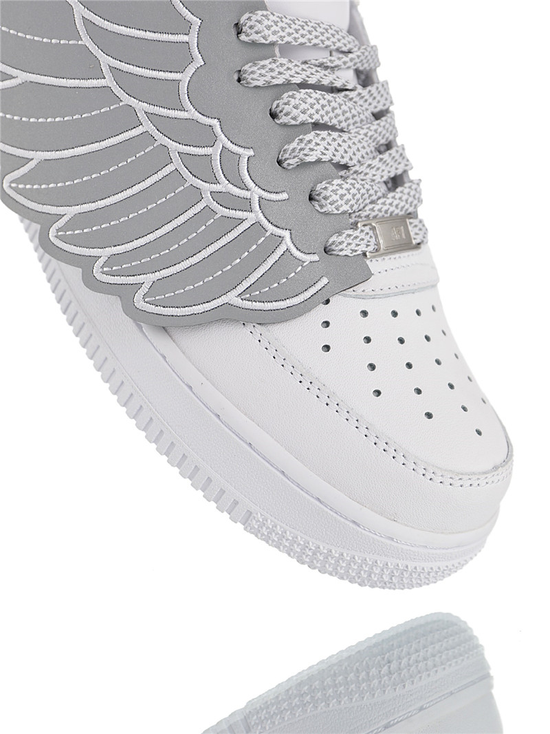 nike air force 1 - Blanco Gris Fluor