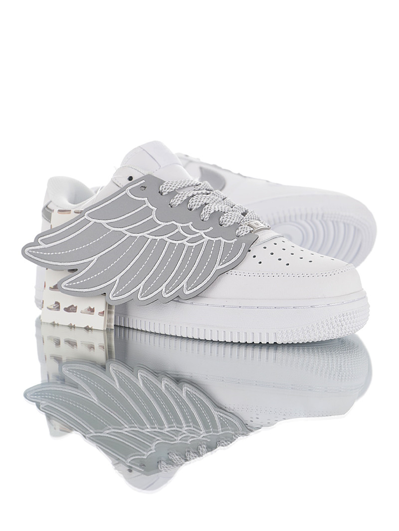 nike air force 1 - Blanco Gris Fluor