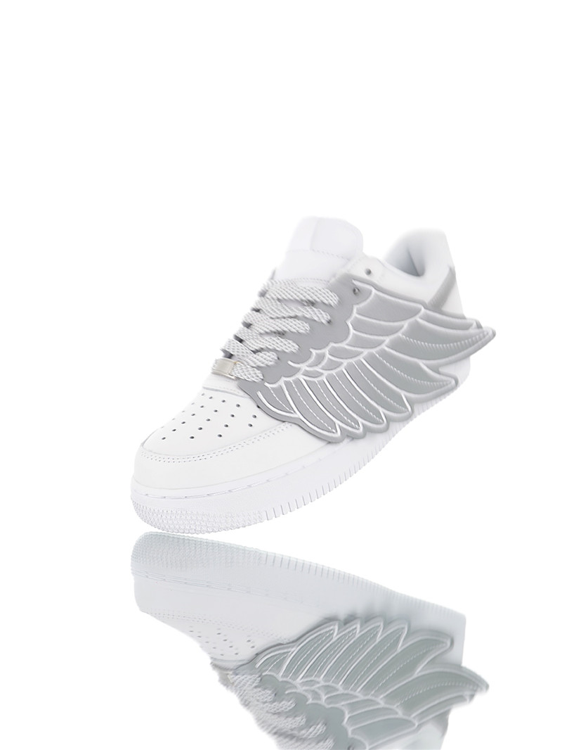 nike air force 1 - Blanco Gris Fluor