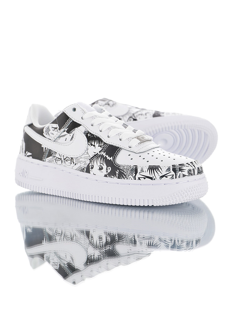 nike air force 1 - Blanco Negro