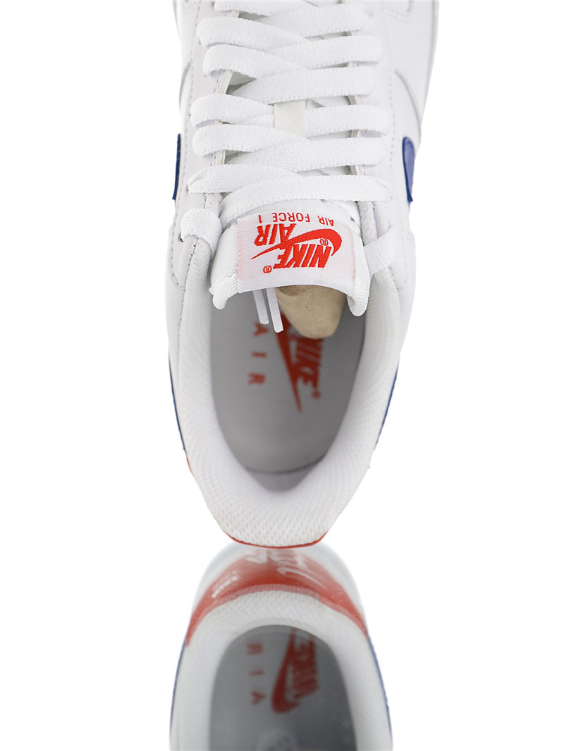 nike air force 1 - Blanco Azul Rojo