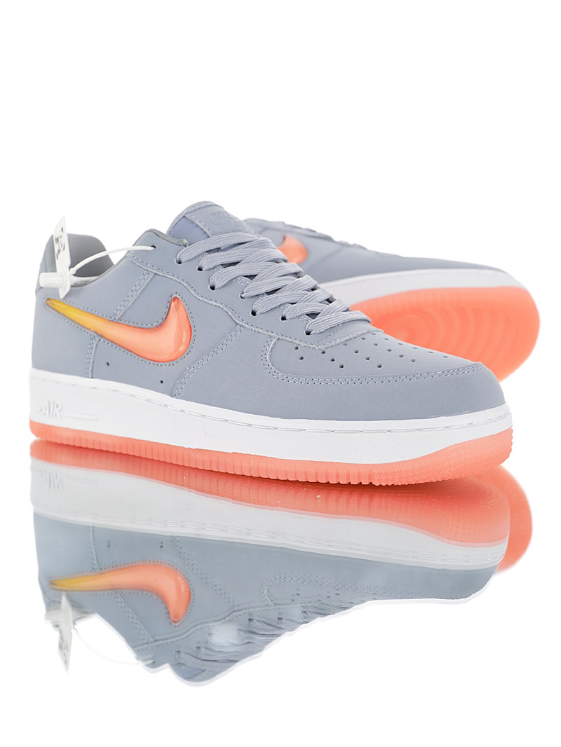 nike air force 1 - Gris Naranjo