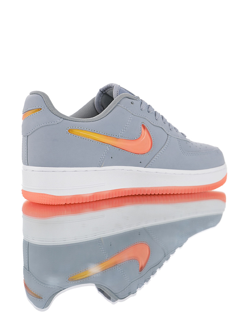 nike air force 1 - Gris Naranjo