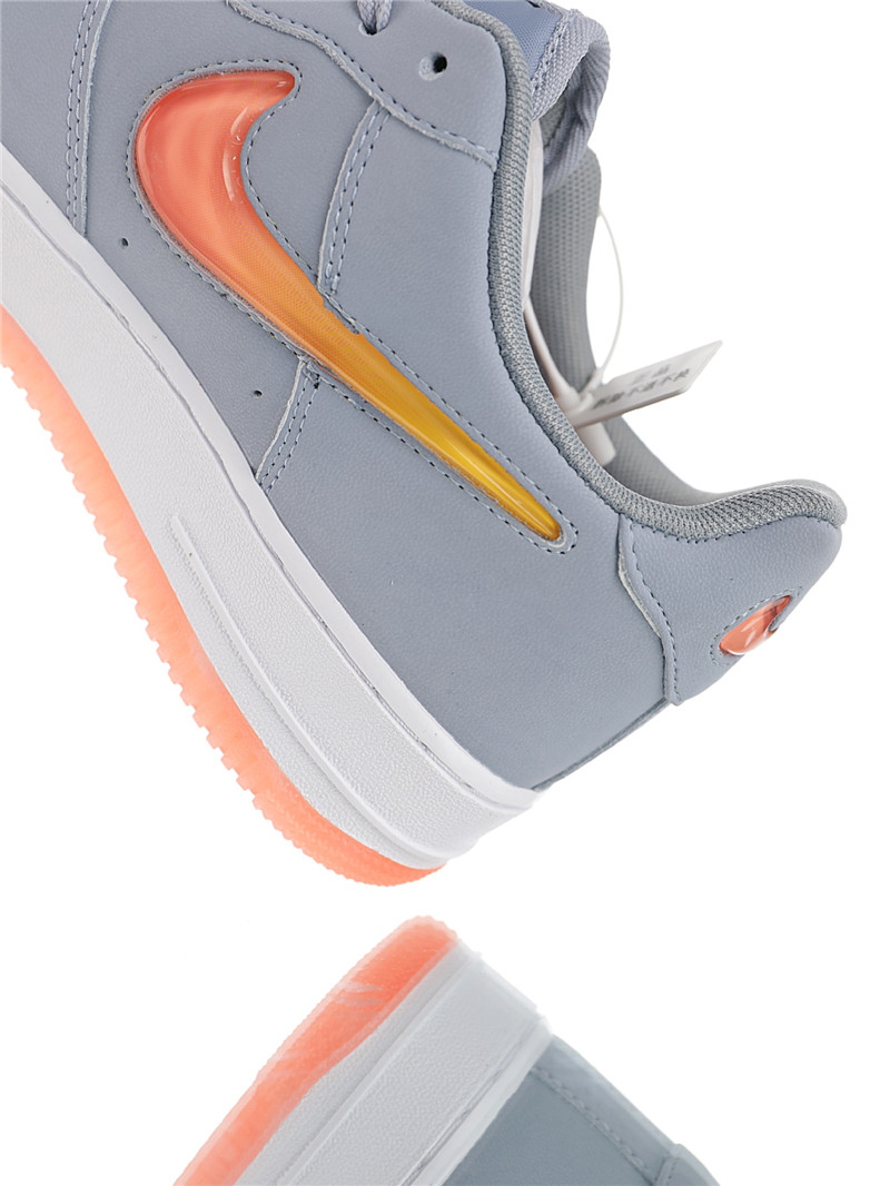 nike air force 1 - Gris Naranjo