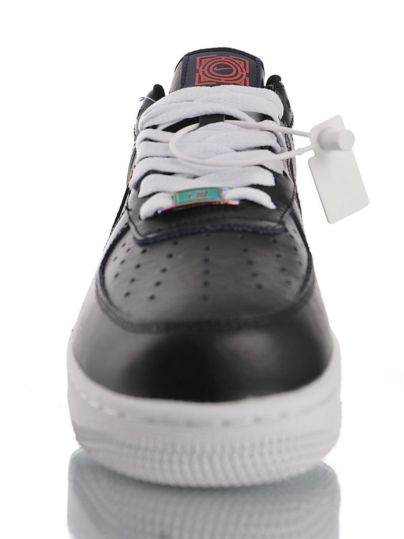 nike air force 1 - Negro Rojo Blanco Arcoiris