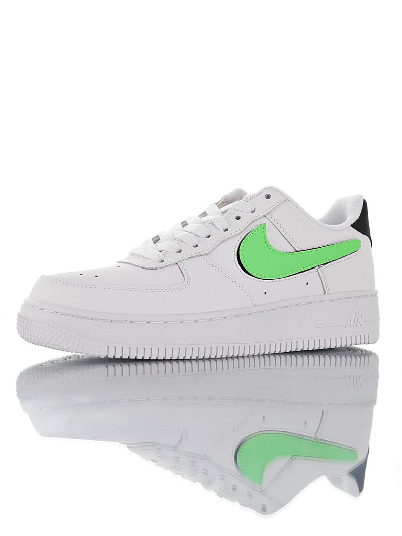 nike air force 1 - Blanco Negro Verde