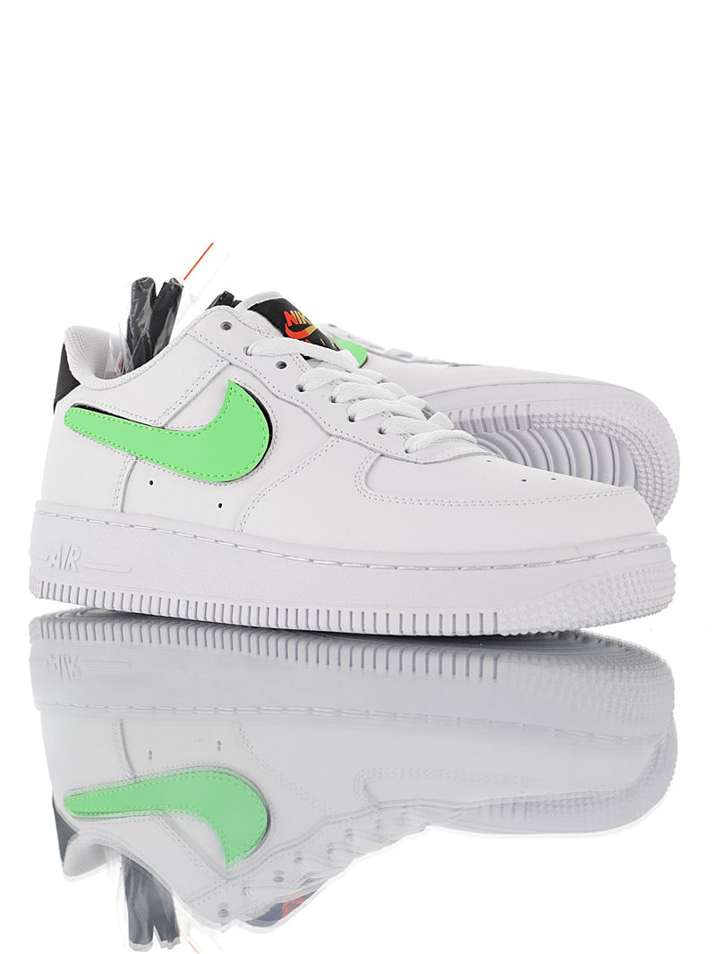 nike air force 1 - Blanco Negro Verde