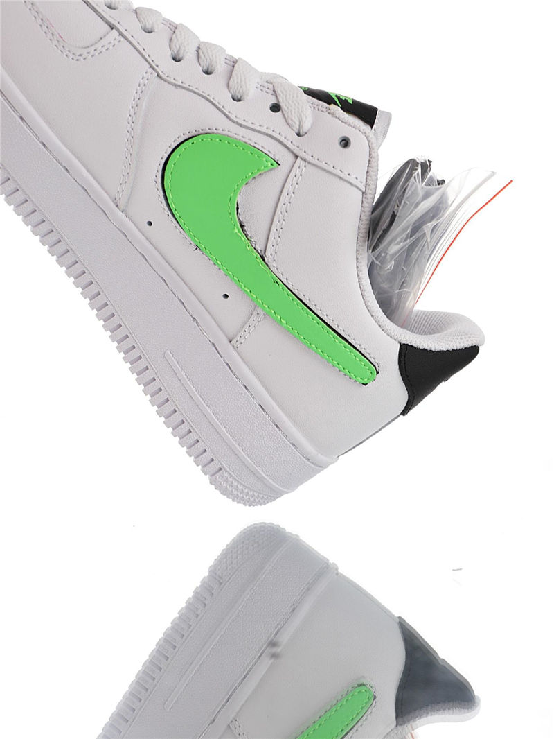 nike air force 1 - Blanco Negro Verde