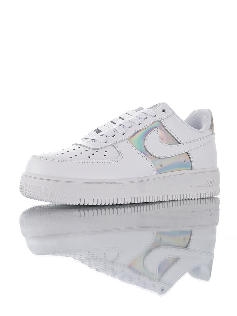 nike air force 1 - Blanco Plateado