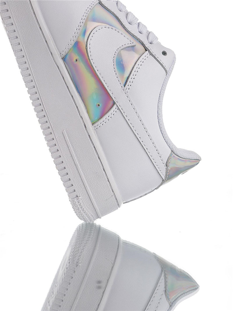 nike air force 1 - Blanco Plateado