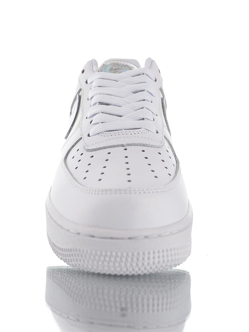 nike air force 1 - Blanco Plateado