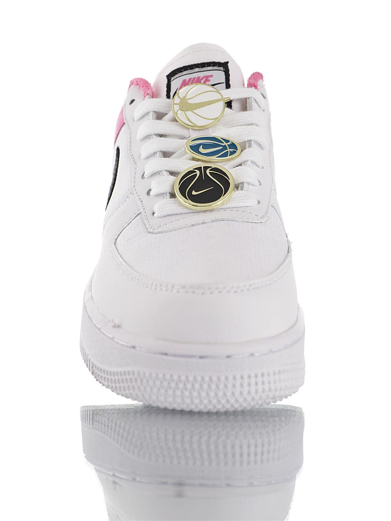 nike air force 1 - Blanco Negro Rosado