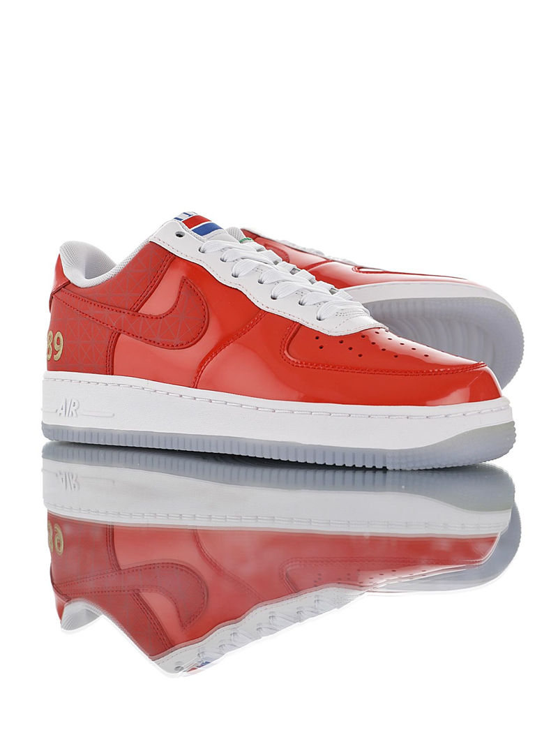 nike air force 1 - Rojo Blanco