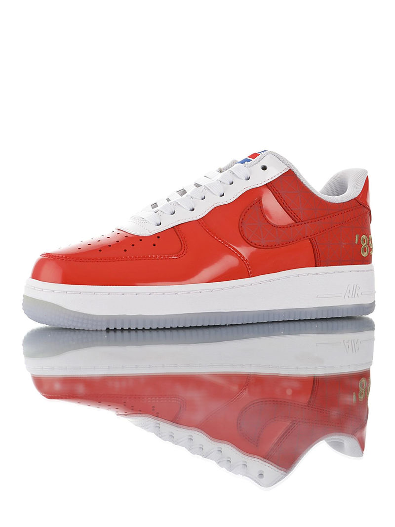nike air force 1 - Rojo Blanco