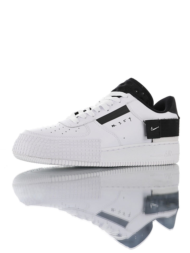 nike air force 1 - Blanco Negro Gris