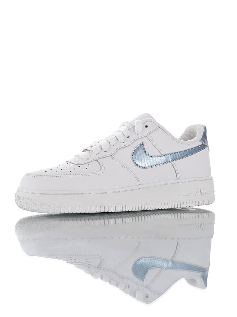 nike air force 1 - Blanco Plateado