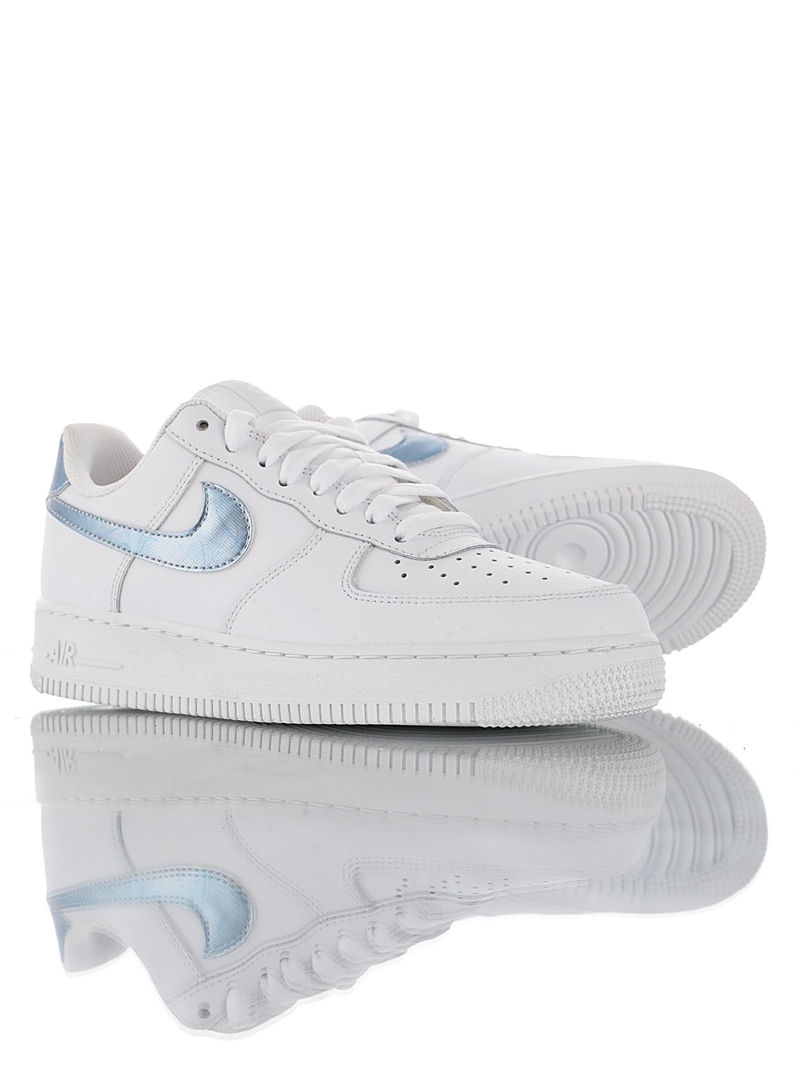nike air force 1 - Blanco Plateado